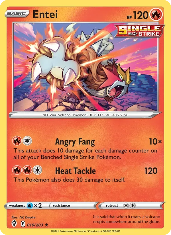Entei, Evolving Skies