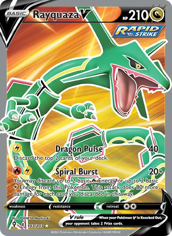 Rayquaza V, Evolving Skies