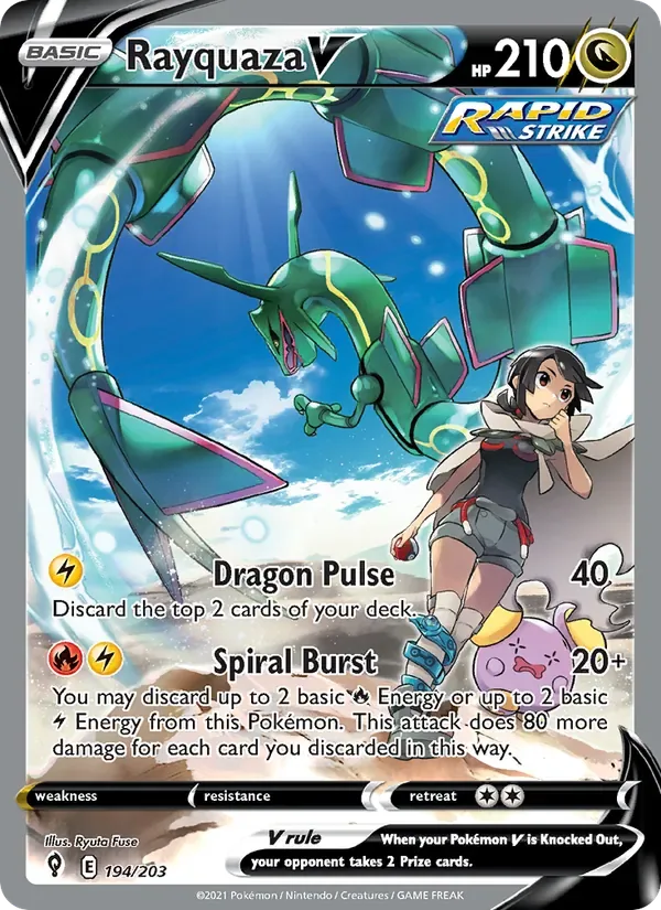 Rayquaza V, Evolving Skies