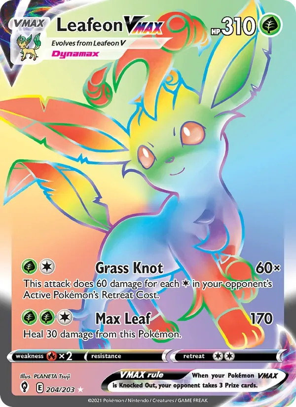 Leafeon VMAX, Evolving Skies