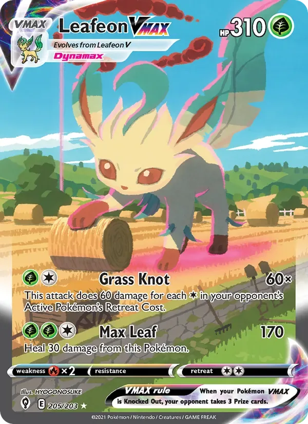 Leafeon VMAX, Evolving Skies