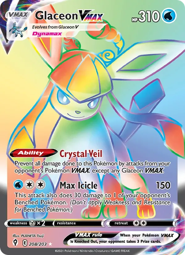 Glaceon VMAX, Evolving Skies