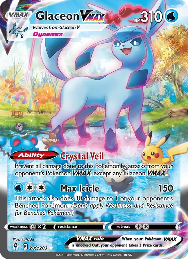 Glaceon VMAX, Evolving Skies