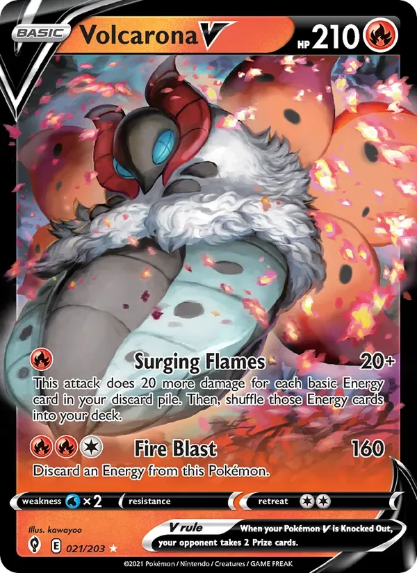 Volcarona V, Evolving Skies