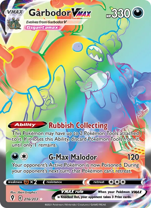 Garbodor VMAX, Evolving Skies