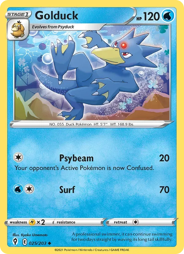 Golduck, Evolving Skies
