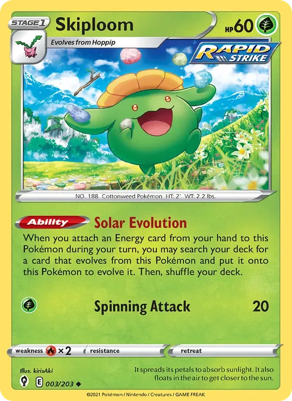 Skiploom, Evolving Skies