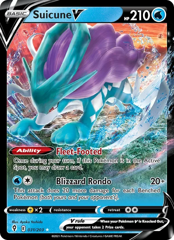 Suicune V, Evolving Skies