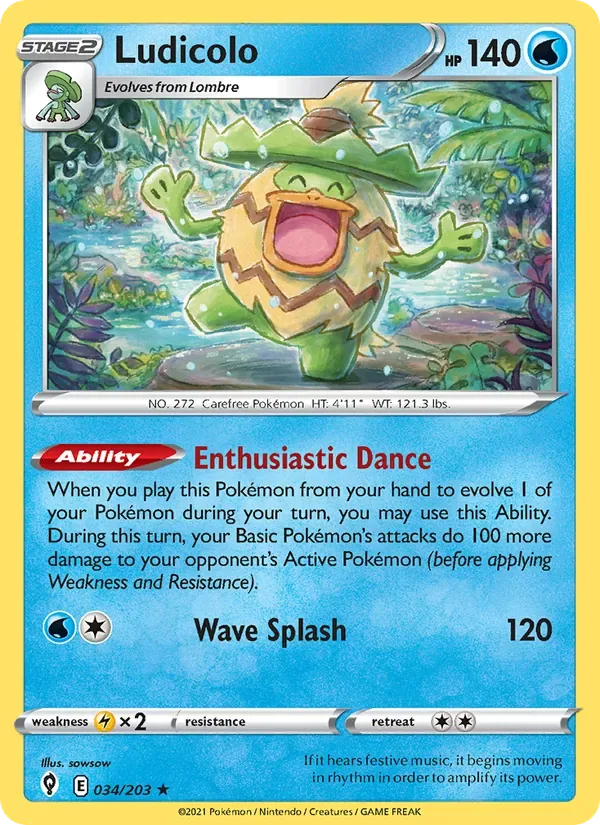 Ludicolo, Evolving Skies