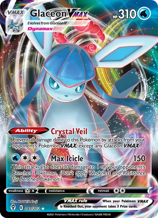 Glaceon VMAX, Evolving Skies