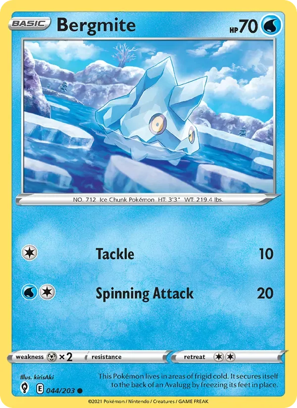 Bergmite, Evolving Skies