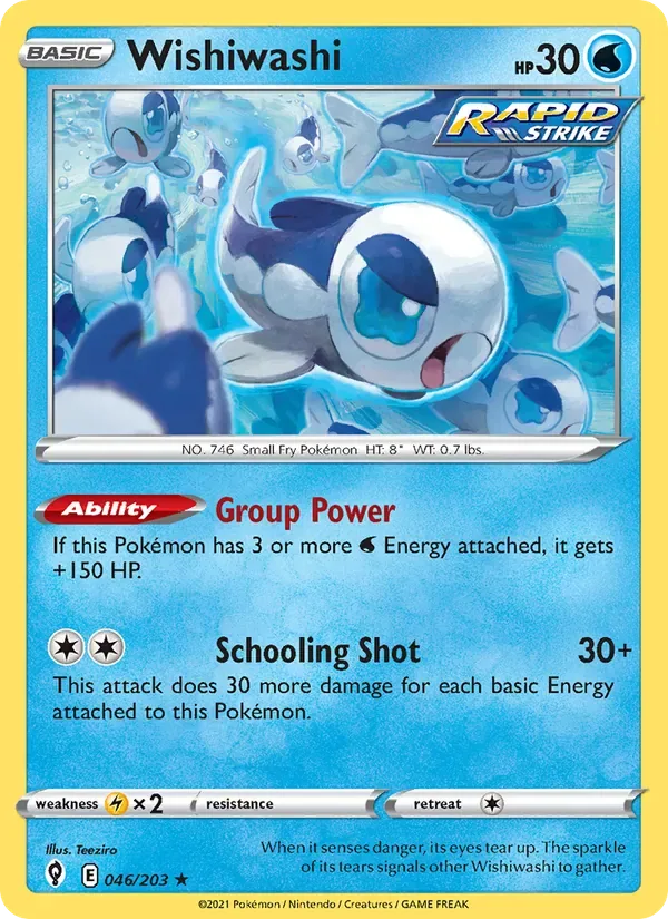 Wishiwashi, Evolving Skies
