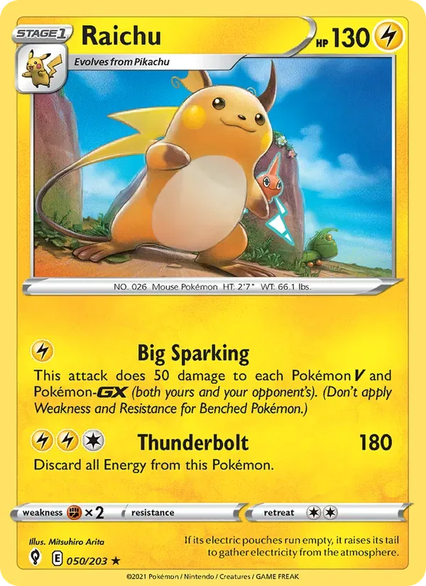 Raichu, Evolving Skies