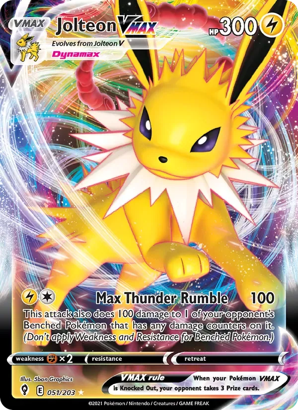 Jolteon VMAX, Evolving Skies