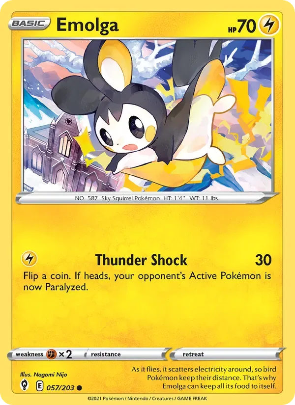 Emolga, Evolving Skies