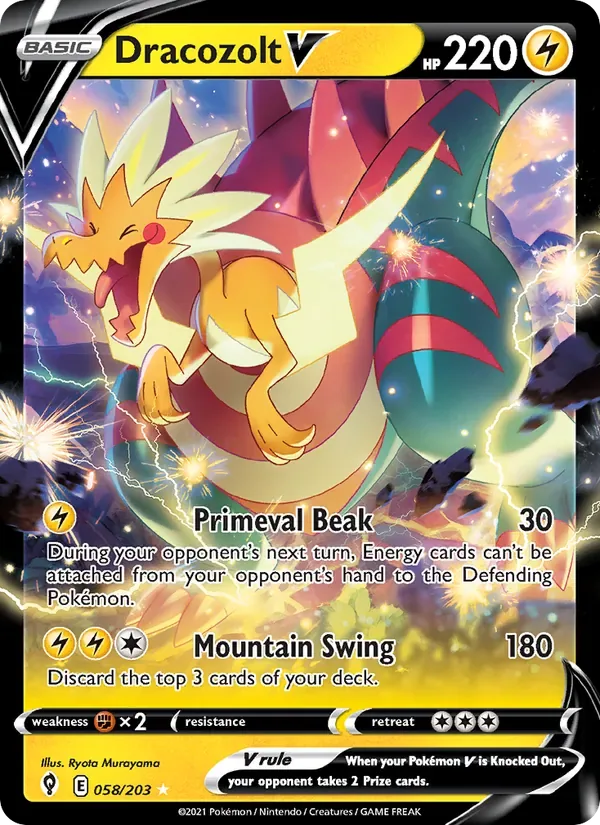 Dracozolt V, Evolving Skies