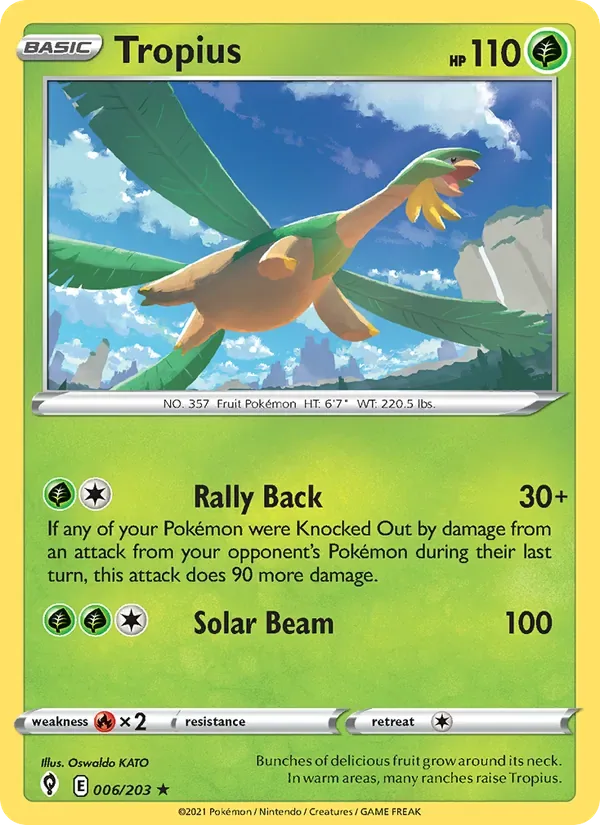 Tropius, Evolving Skies