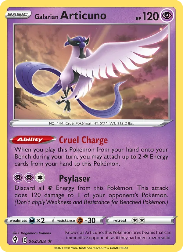 Galarian Articuno, Evolving Skies