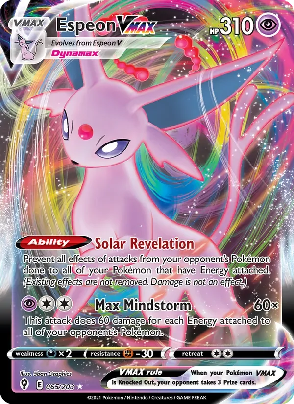 Espeon VMAX, Evolving Skies