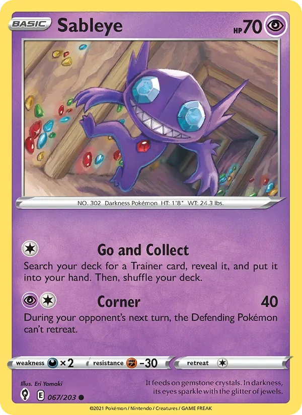 Sableye, Evolving Skies