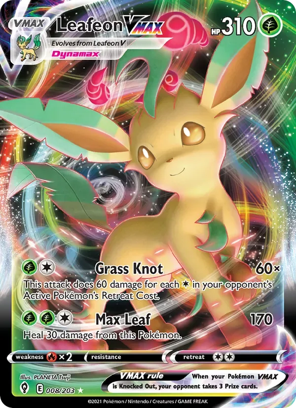 Leafeon VMAX, Evolving Skies