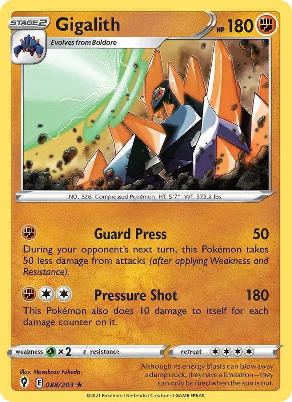 Gigalith, Evolving Skies