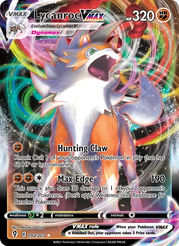 Lycanroc VMAX, Evolving Skies