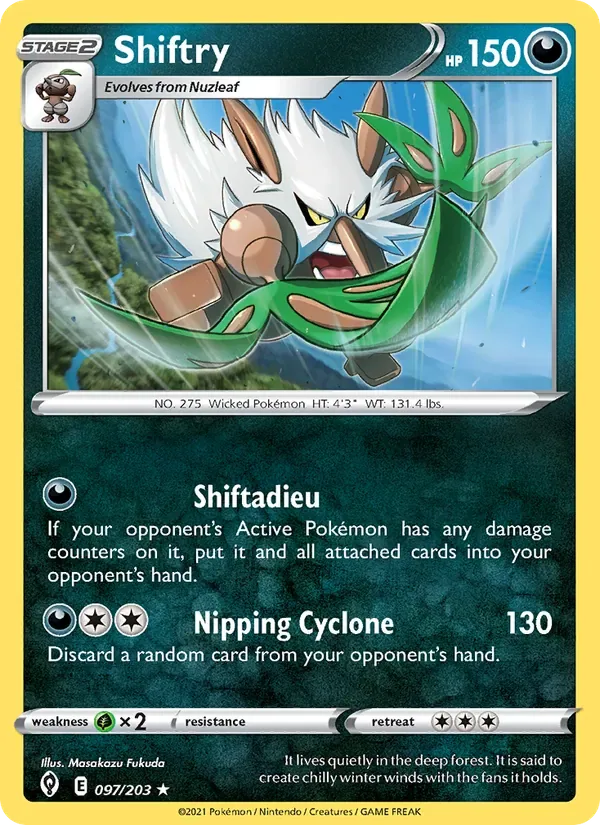 Shiftry, Evolving Skies