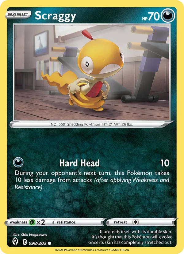Scraggy, Evolving Skies