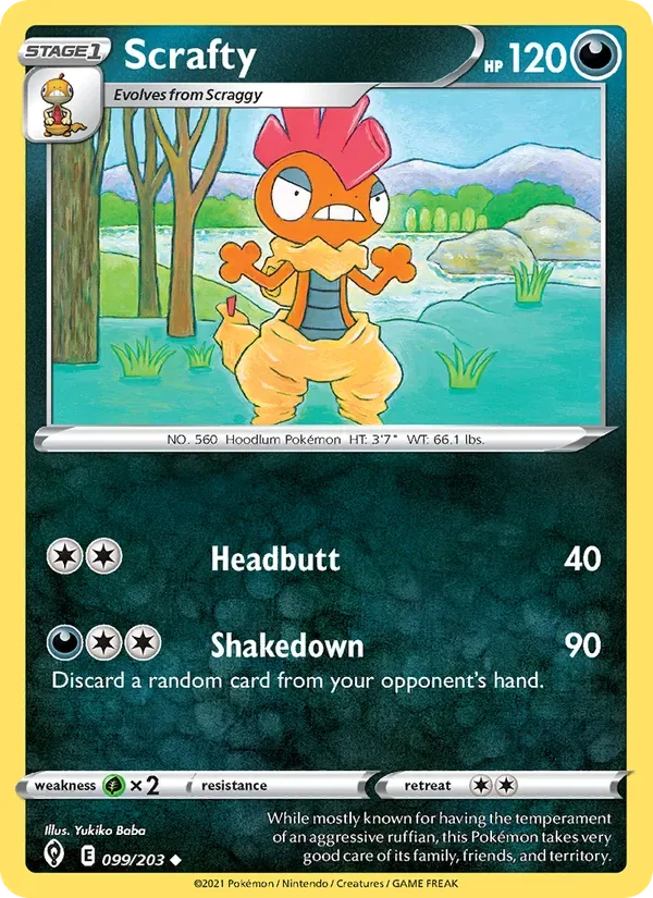 Scrafty, Evolving Skies
