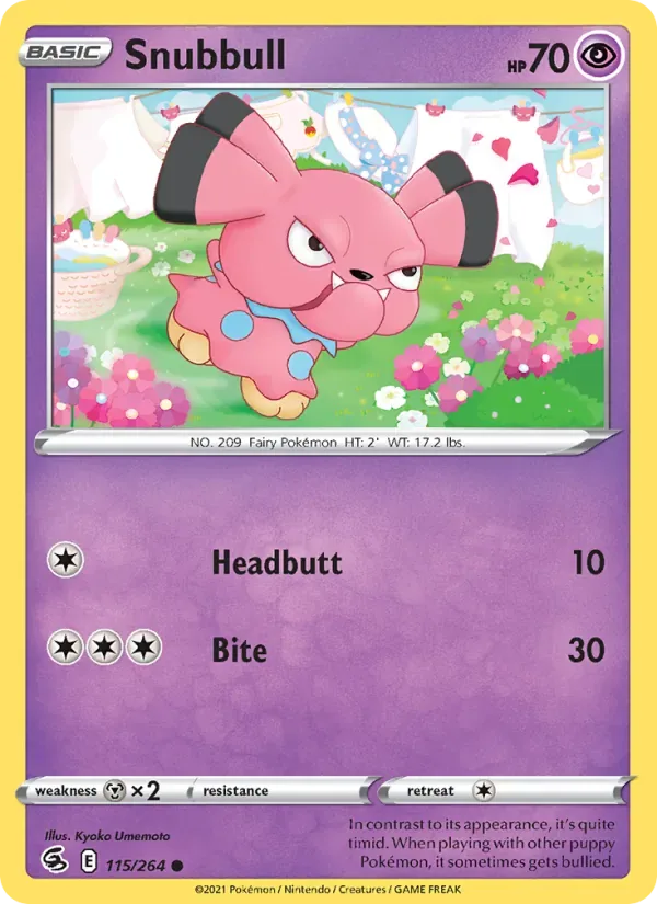 Snubbull, Fusion Strike