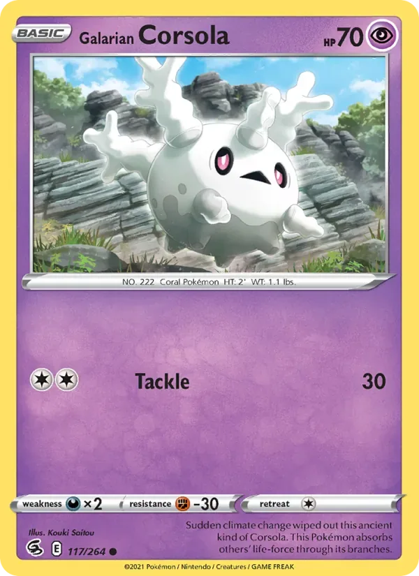 Galarian Corsola, Fusion Strike
