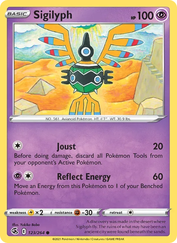 Sigilyph, Fusion Strike