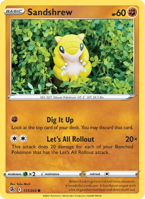Sandshrew, Fusion Strike