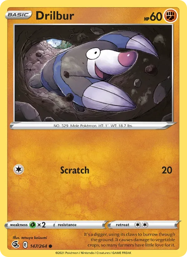 Drilbur, Fusion Strike