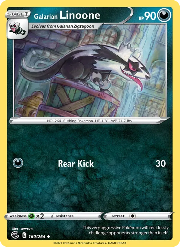 Galarian Linoone, Fusion Strike
