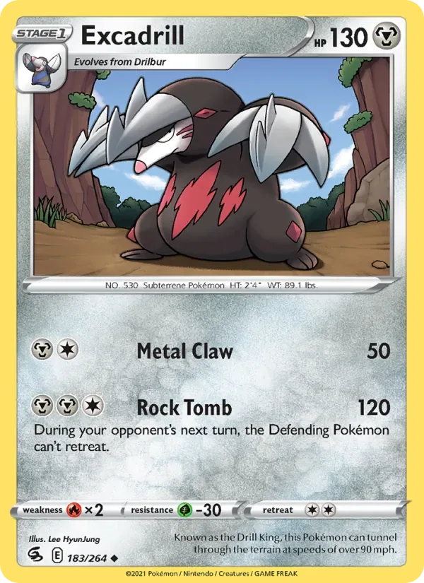 Excadrill, Fusion Strike
