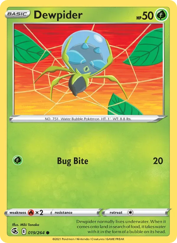 Dewpider, Fusion Strike
