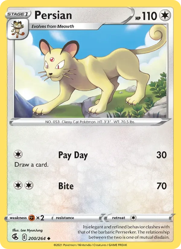 Persian, Fusion Strike