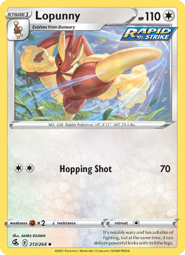 Lopunny, Fusion Strike