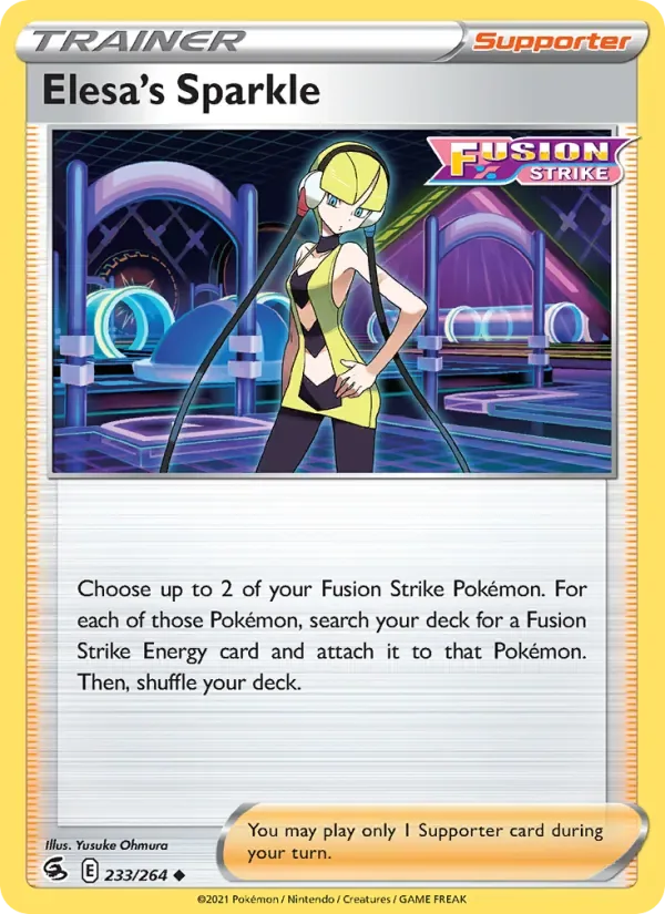 Elesa's Sparkle, Fusion Strike