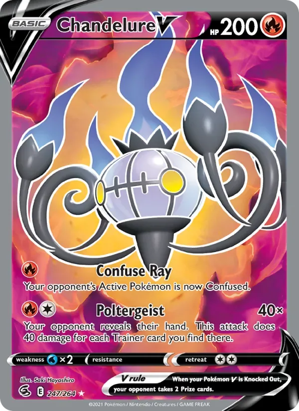 Chandelure V, Fusion Strike