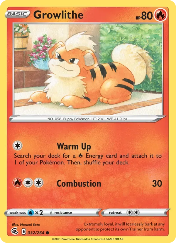 Growlithe, Fusion Strike