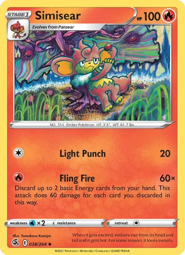 Simisear, Fusion Strike