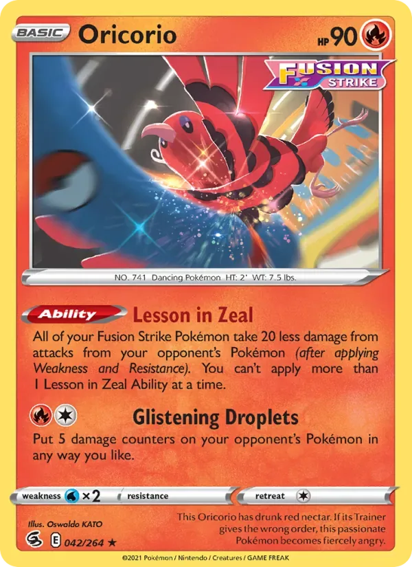 Oricorio, Fusion Strike