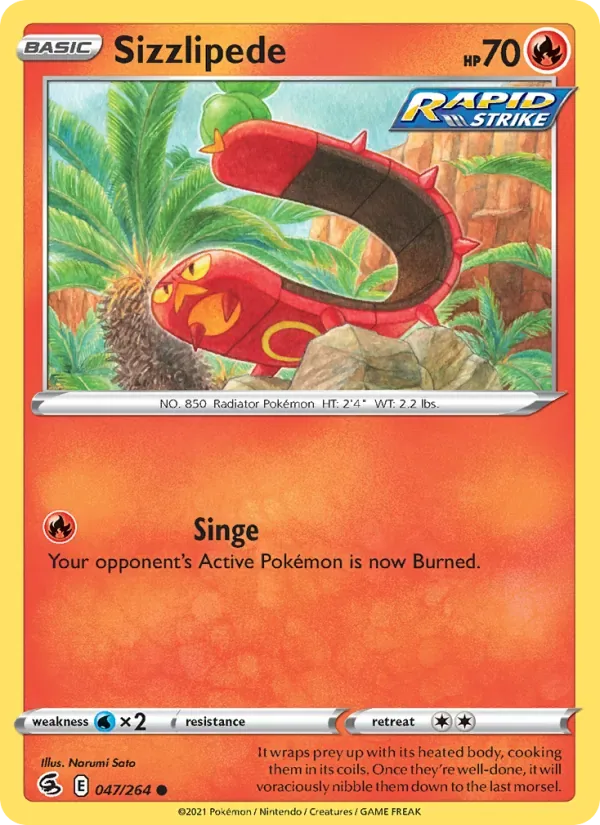 Sizzlipede, Fusion Strike