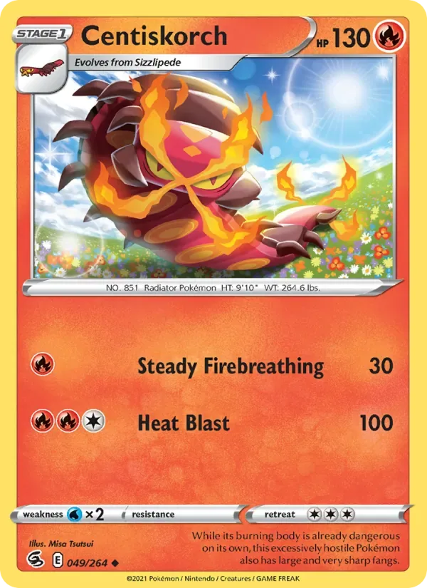 Centiskorch, Fusion Strike