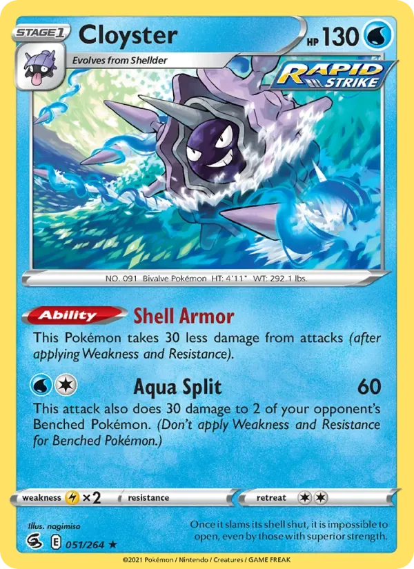 Cloyster, Fusion Strike