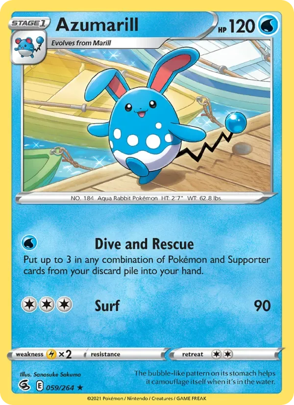Azumarill, Fusion Strike