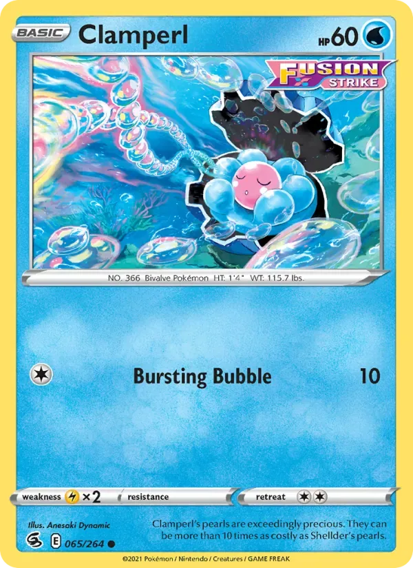 Clamperl, Fusion Strike